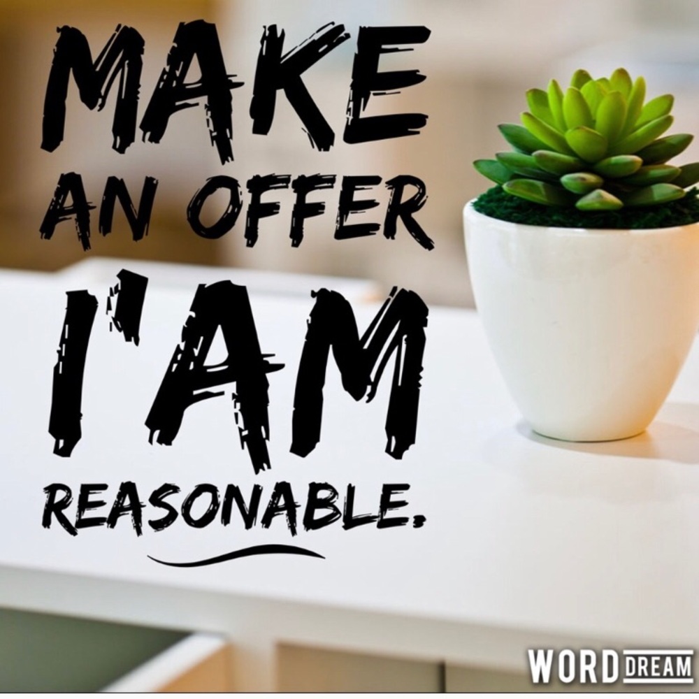 Make me an offer!